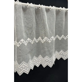 Valletje nr. 334 pearl (offwhite) hoogte 45cm | Valletjes gordijnen