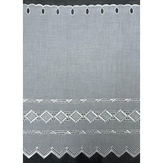 Valletje 372 wit hoogte 56cm | Valletjes gordijnen