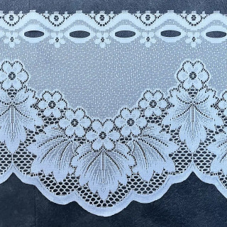 Valletje nr.91 hoogte 28cm wit | Vitrage valletjes