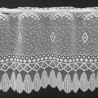 Valletje nr.170 wit 29cm hoog | Korte vitrage valletjes