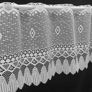 Valletje nr.170 wit 29cm hoog | Korte vitrage valletjes