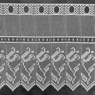 Valletje nr. 172 offwhite 32cm hoog | Vitrage valletjes