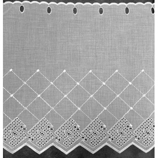 Valletje nr. 154 wit hoogte 46cm | Valletjes gordijnen