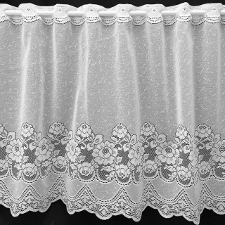 Valletje 169 wit hoogte 60cm | Valletjes gordijnen