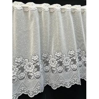 Valletje 169 wit hoogte 60cm | Valletjes gordijnen