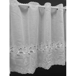 Valletje nr.179 wit hoogte 48cm | Valletjes gordijnen