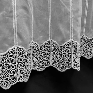 Valletje nr.114 wit hoogte 61cm | Valletjes gordijnen