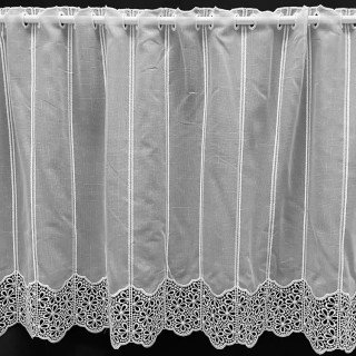 Valletje nr.114 wit hoogte 61cm | Valletjes gordijnen