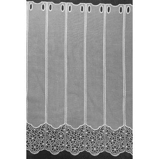 Valletje nr.114 wit hoogte 61cm | Valletjes gordijnen