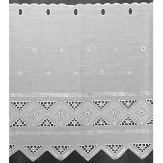 Valletje nr.112 wit hoogte 47cm | Valletjes gordijnen