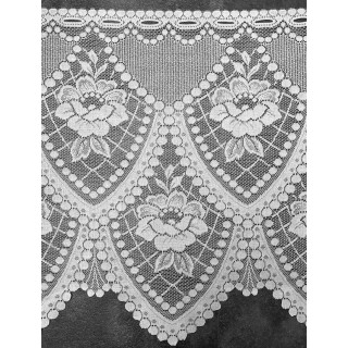 Valletje nr.337 wit hoogte 55cm | Valletjes gordijnen