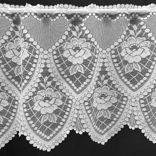 Valletje nr.337 wit hoogte 55cm | Valletjes gordijnen