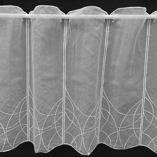 Valletje nr. 184 hoogte 50cm wit | Valletjes gordijnen