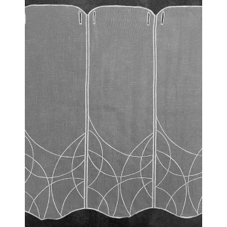 Valletje nr. 184 hoogte 50cm wit | Valletjes gordijnen