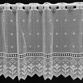 Valletje nr.43 wit hoogte 46cm | Valletjes gordijnen