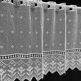 Valletje nr.43 wit hoogte 46cm| Valletjes gordijnen