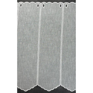 Valletje nr. 330 wit hoogte 62cm | Valletjes gordijnen