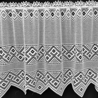 Valletje nr. 130 wit hoogte 60cm | Valletjes gordijnen