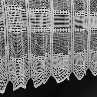 Valletje nr. 96 wit hoogte 61cm | Valletjes gordijnen