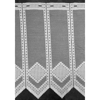 Valletje nr.147 hoogte 58cm hoog wit | Valletjes gordijnen