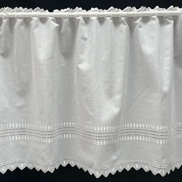 Valletje nr. 365 wit hoogte 47cm | Valletjes gordijnen