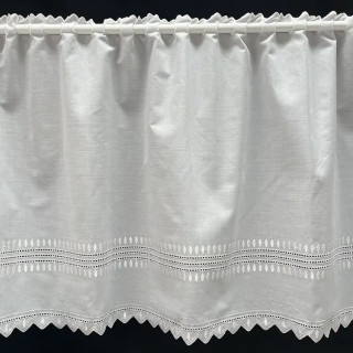 Valletje nr. 365 wit hoogte 47cm | Valletjes gordijnen