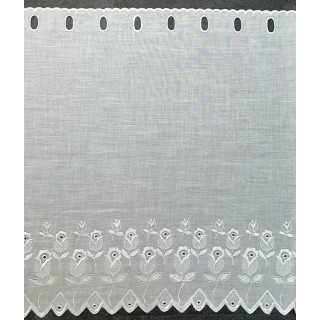 2,25 meter valletje nr. 131 wit hoogte 47cm | Valletjes gordijnen