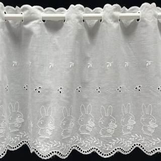 Valletje met Nijntje nr.175 hoogte 34cm wit | Vitrage valletjes