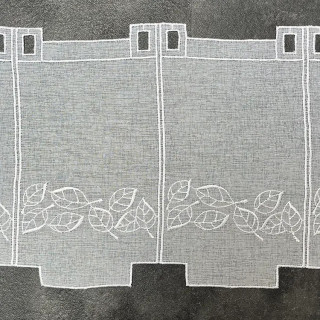 Valletje nr.422 hoogte 29cm wit | Vitrage valletjes