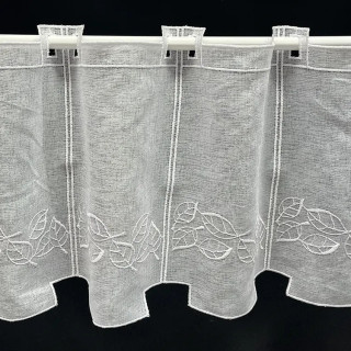 Valletje nr.422 hoogte 29cm wit | Vitrage valletjes