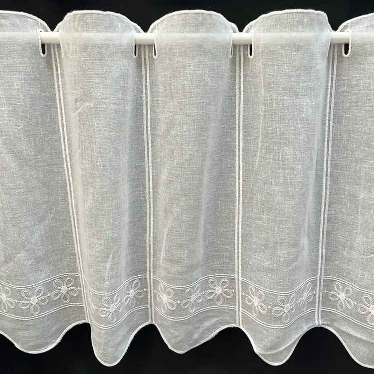 Valletje nr. 138 wit met hoogte 45cm | Valletjes gordijnen