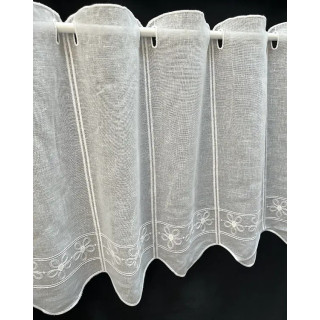 Valletje nr. 138 wit met hoogte 45cm | Valletjes gordijnen