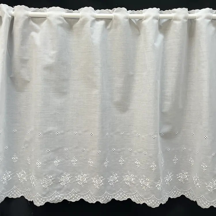 1,8 m valletje nr.109 hoogte 59cm wit / valletjes gordijnen