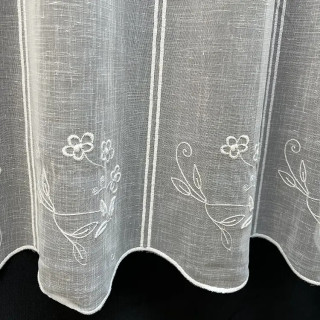 Valletje nr. 311 wit hoogte 60cm| Valletjes gordijnen