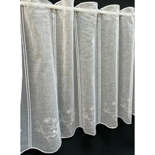 Valletje nr. 311 wit hoogte 60cm| Valletjes gordijnen