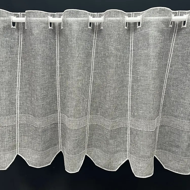 Valletje nr. 18 hoogte 49cm grijs | Valletjes gordijnen