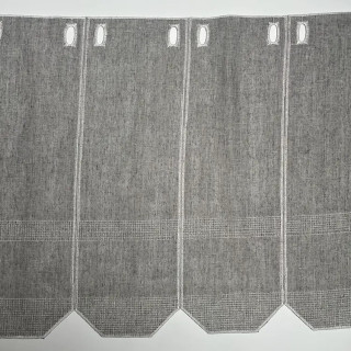 Valletje nr. 18 hoogte 49cm grijs | Valletjes gordijnen
