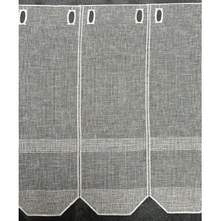 Valletje nr. 18 hoogte 49cm grijs | Valletjes gordijnen