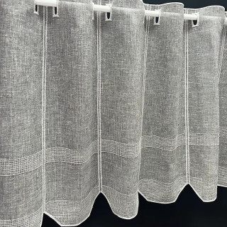 Valletje nr. 18 hoogte 49cm grijs | Valletjes gordijnen