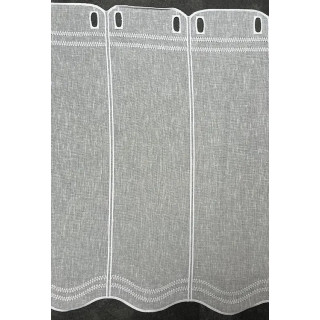 Valletje nr. 435 wit met hoogte 60cm / valletjes gordijnen