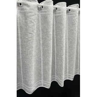 Valletje nr. 435 wit met hoogte 60cm / valletjes gordijnen