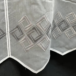 Valletje nr.116 wit met grijs 60cm hoog