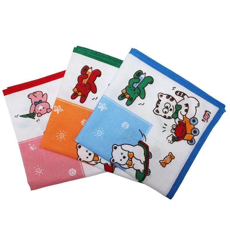 Kinder zakdoeken Toffee met dieren | 6 stuks 27x27cm