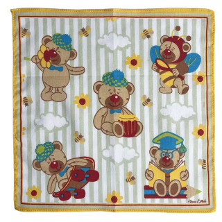 Kinder zakdoeken Teddybeer | 6 stuks 27x27cm
