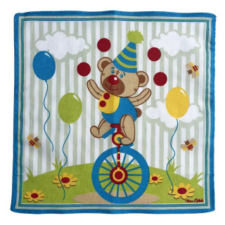 Kinder zakdoeken Teddybeer | 6 stuks 27x27cm