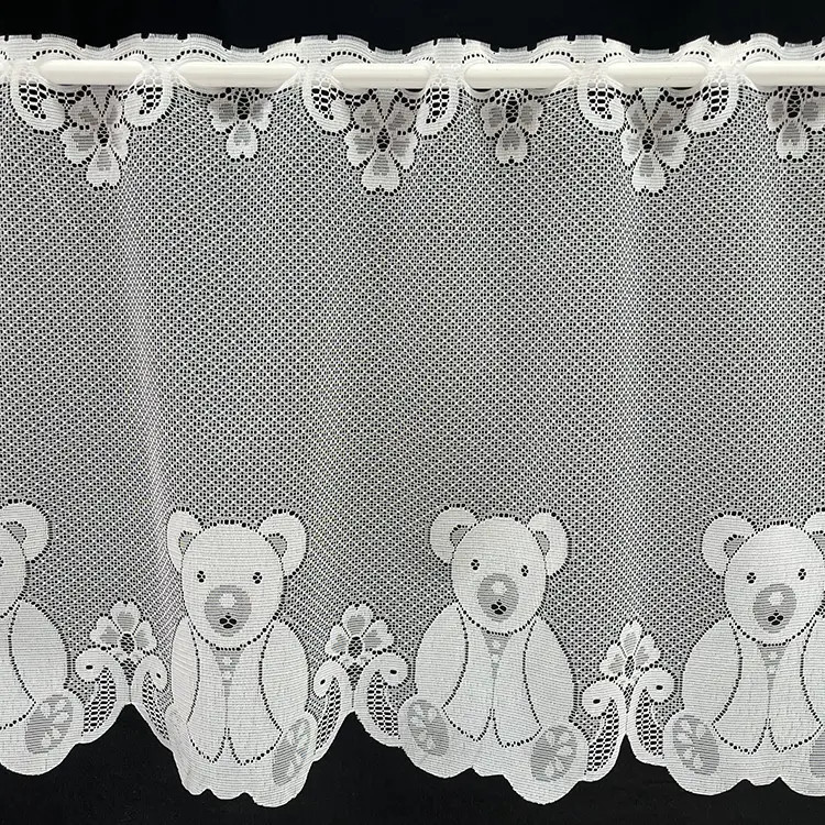 Valletje nr.463 wit met beer 45cm hoog