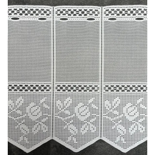 Valletje nr.381 wit 46cm hoog