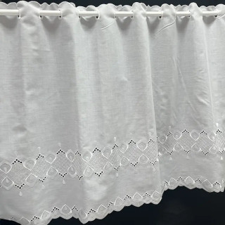 2,75 meter valletje nr.373 wit hoogte 57cm