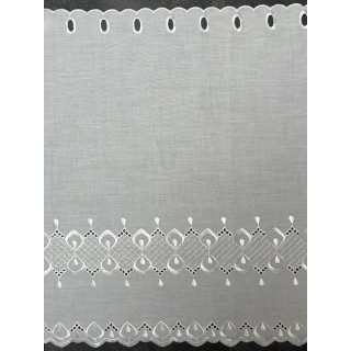 2,75 meter valletje nr.373 wit hoogte 57cm