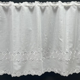 2,75 meter valletje nr.373 wit hoogte 57cm